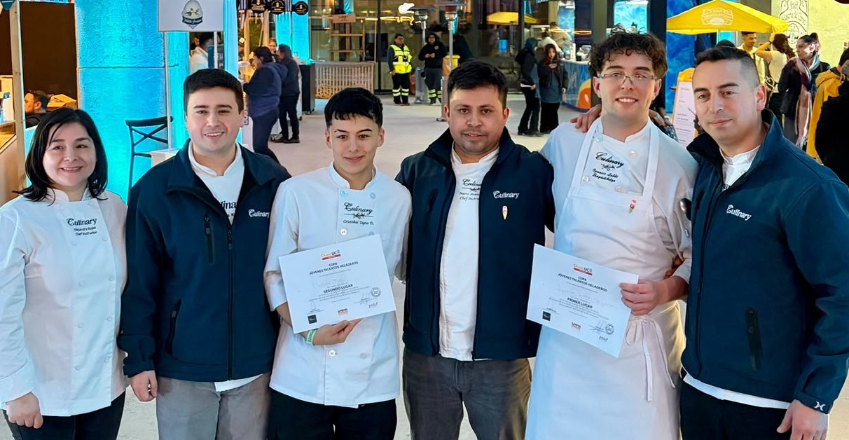 Estudiantes de Culinary obtienen el primer y segundo lugar en la Competencia Nacional “Jóvenes Talentos Heladeros”